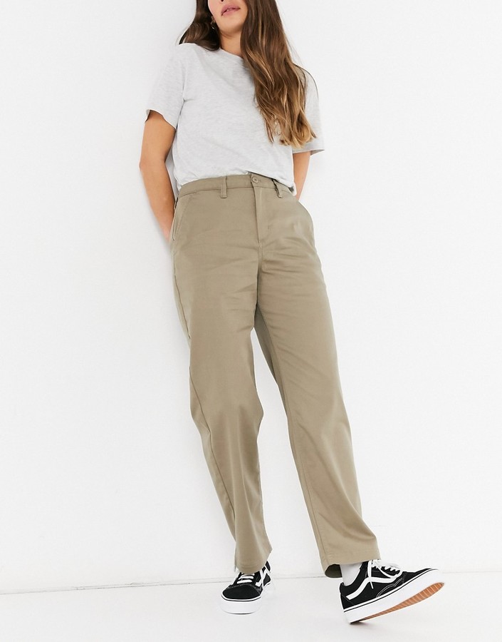 Vans Authentic chino in khaki - ShopStyle Pants