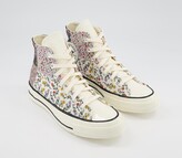 Thumbnail for your product : Converse Hi 70s Trainers Egret Multi Black Floral Exclusive