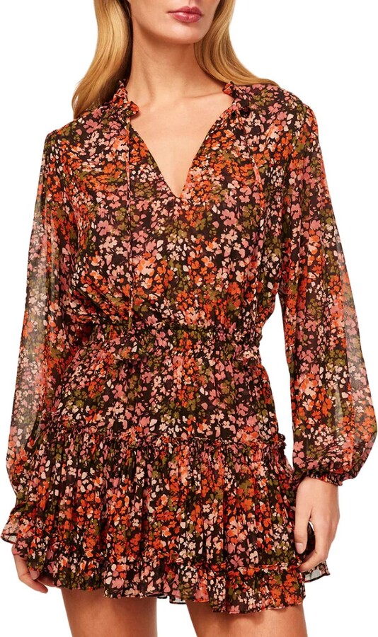 MISA Lorena Mini Dress In Autumn Floral