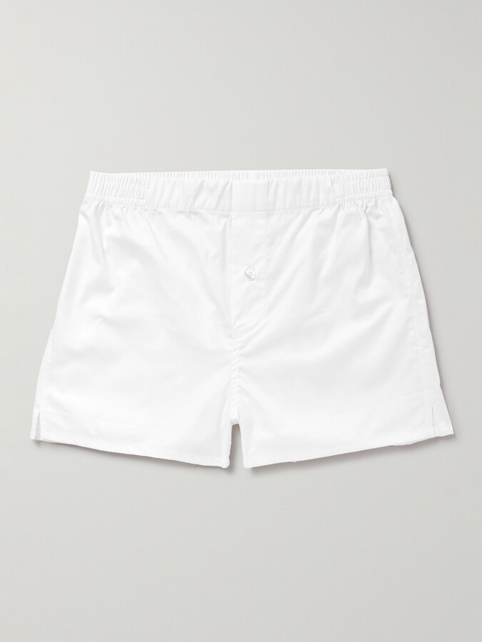 Hamilton And Hare The Occasion Stretch-Cotton Boxer Shorts - ShopStyle