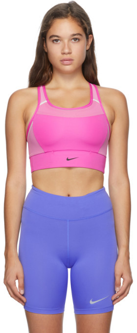 nike pink bra