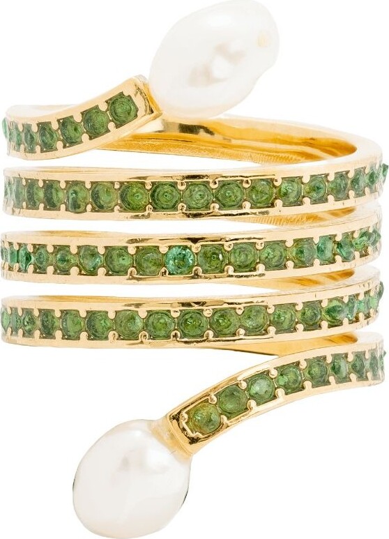 LAVANI JEWELS Green Spiral Terr Ring ShopStyle