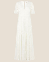 Thumbnail for your product : Monsoon Tanja Floral Embroidered Bridal Dress Ivory