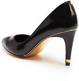 Thumbnail for your product : Ted Baker Monirra Leather Court Shoes