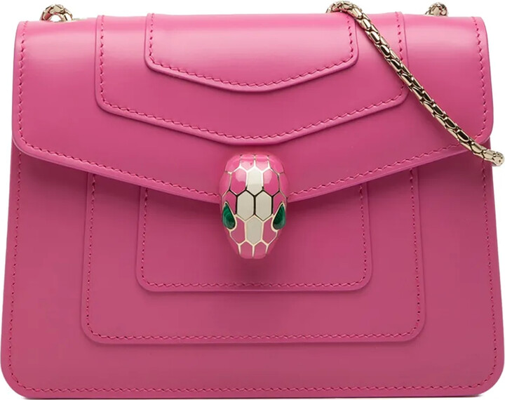 Bvlgari Pre-Owned 2010-2026 Small Leather Square Serpenti Forever Chain crossbody bag