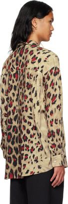 トップス MAGLIANO LEOPARD SKIN TWISTED SHIRT Magliano Beige Leopard Twisted Shirt - ShopStyle