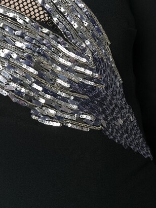 Just Cavalli Sequin Detail Maxi Dress