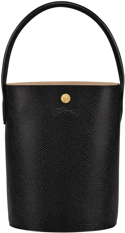 Longchamp Leather Bucket Bag - Brown Bucket Bags, Handbags - WL863454