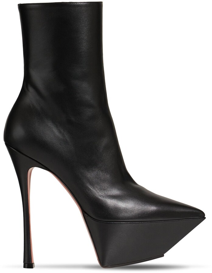 pointed toe platform boots