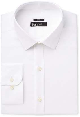 Bar III Men's Slim-Fit Stretch Easy Care Solid Dress Shirt, Created for Macy's