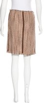Thumbnail for your product : Alberta Ferretti Virgin Wool Tweed Skirt