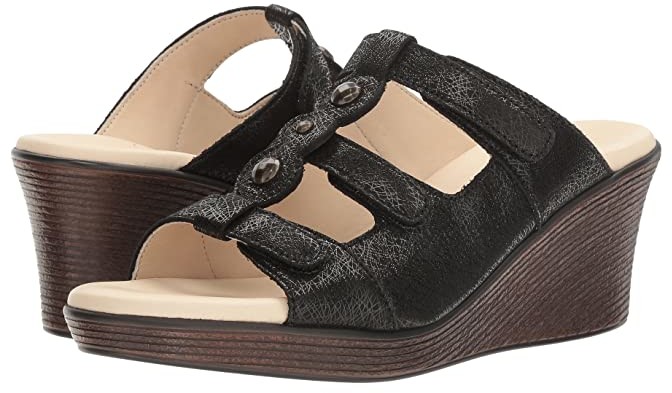 black evening shoes wide width