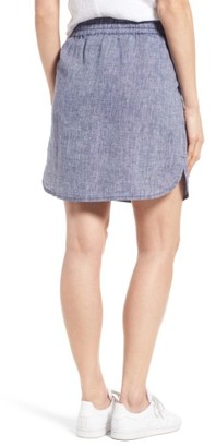 Women's Caslon Easy Linen Skirt
