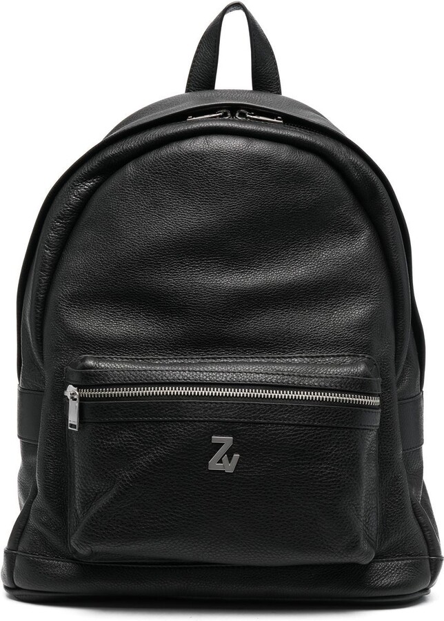 Zadig & Voltaire LogoPlaque GrainedLeather Backpack ShopStyle
