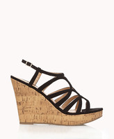 Thumbnail for your product : Forever 21 Cutout Cork-Wrapped Wedges