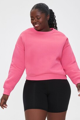 plus size fleece sweatshirt