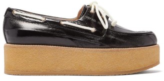 Gabriela Hearst Arthur Leather Flatform Loafers - Womens - Black Gabriela Hearst Arthur Leather Flatform Loafers - Womens - Black