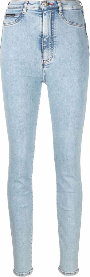 Philipp Plein Iconic high-waist skinny jeans