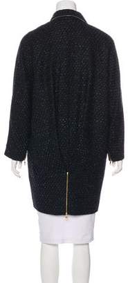 Proenza Schouler Wool Zip-Accented Coat