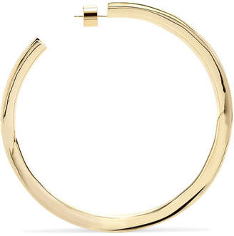 Jennifer Fisher Reverse Gold-plated Hoop Earrings
