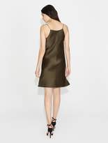 Thumbnail for your product : Halston Cowl Front Satin Slip Dress