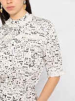 Thumbnail for your product : Officine Generale Polka-Dot Short-Sleeved Dress