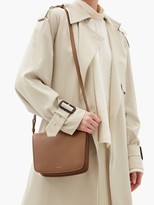 Thumbnail for your product : The Row Julien Large Leather Shoulder Bag - Nude
