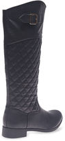 Thumbnail for your product : Wet Seal Quilted Faux Leather Riding Boots