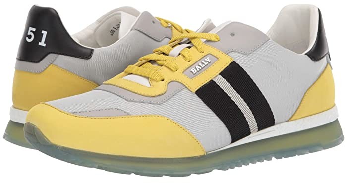 yellow bally shoes