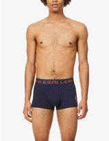 Thumbnail for your product : Polo Ralph Lauren Classic logo-embossed stretch-cotton trunks