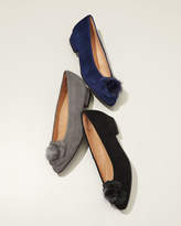 Thumbnail for your product : Sesto Meucci Ange Pouf Comfort Suede Pumps, Licorice