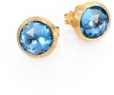 Thumbnail for your product : Marco Bicego Jaipur Blue Topaz & 18K Yellow Gold Stud Earrings