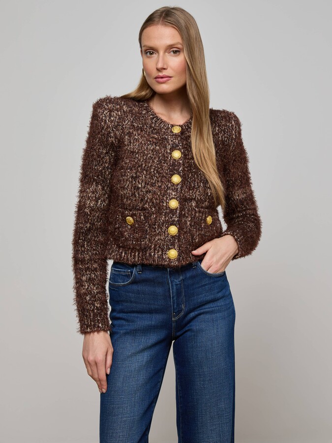 L'Agence Una Knit Cardigan