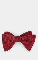 Thumbnail for your product : Barneys New York MEN'S GEOMETRIC-PRINT SILK SATIN BOW TIE - RED