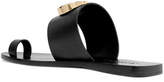 Thumbnail for your product : Mercedes Castillo - Vitellino Embellished Leather Sandals - Black