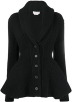 Thumbnail for your product : Alexander McQueen Exploded rib-knit cardigan