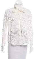Thumbnail for your product : Junya Watanabe Floral Long Sleeve Top