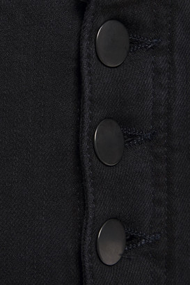 VVB Button-detailed High-rise Slim-leg Jeans