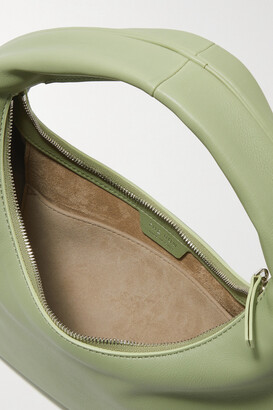 The Row Everyday Leather Shoulder Bag in Green