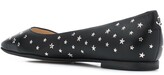 Thumbnail for your product : Jimmy Choo Modell star-stud ballerina shoes