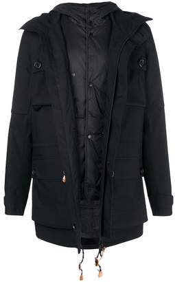 Ermenegildo Zegna cargo pocket hooded coat