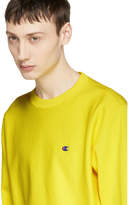 Thumbnail for your product : Champion Reverse Weave Yellow Crewneck Sweater
