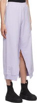 Thumbnail for your product : MM6 MAISON MARGIELA SSENSE Exclusive Purple Split Lounge Pants