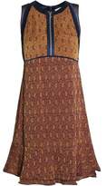 Thumbnail for your product : 3.1 Phillip Lim Ruffle-Trimmed Paneled Jacquard Mini Dress