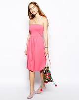 Thumbnail for your product : ASOS Midi Bandeau Dress With Open Back