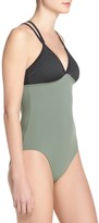 Thumbnail for your product : Zella Colorblock One-Piece Swimsuit