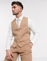 french connection slim fit olive flannel suit