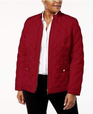 Charter Club Plus Size Quilted Jacket, Created for Macy's