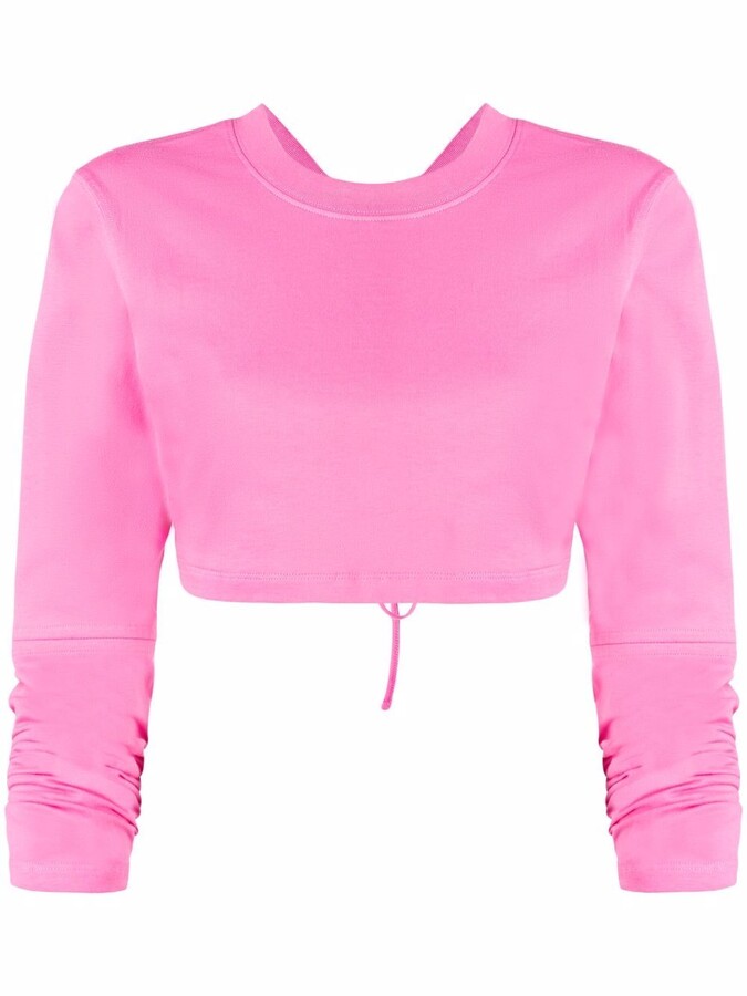 Jacquemus Le T-shirt Piccola crop top - ShopStyle