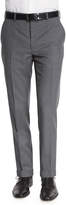 Thumbnail for your product : Ralph Lauren Flat-Front Wool Trousers, Light Gray